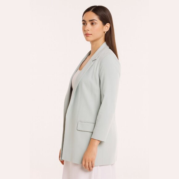 NEW AllSaints - Size 6, Women's Aleida Jersey Blazer - Mint Green - Picture 2 of 3